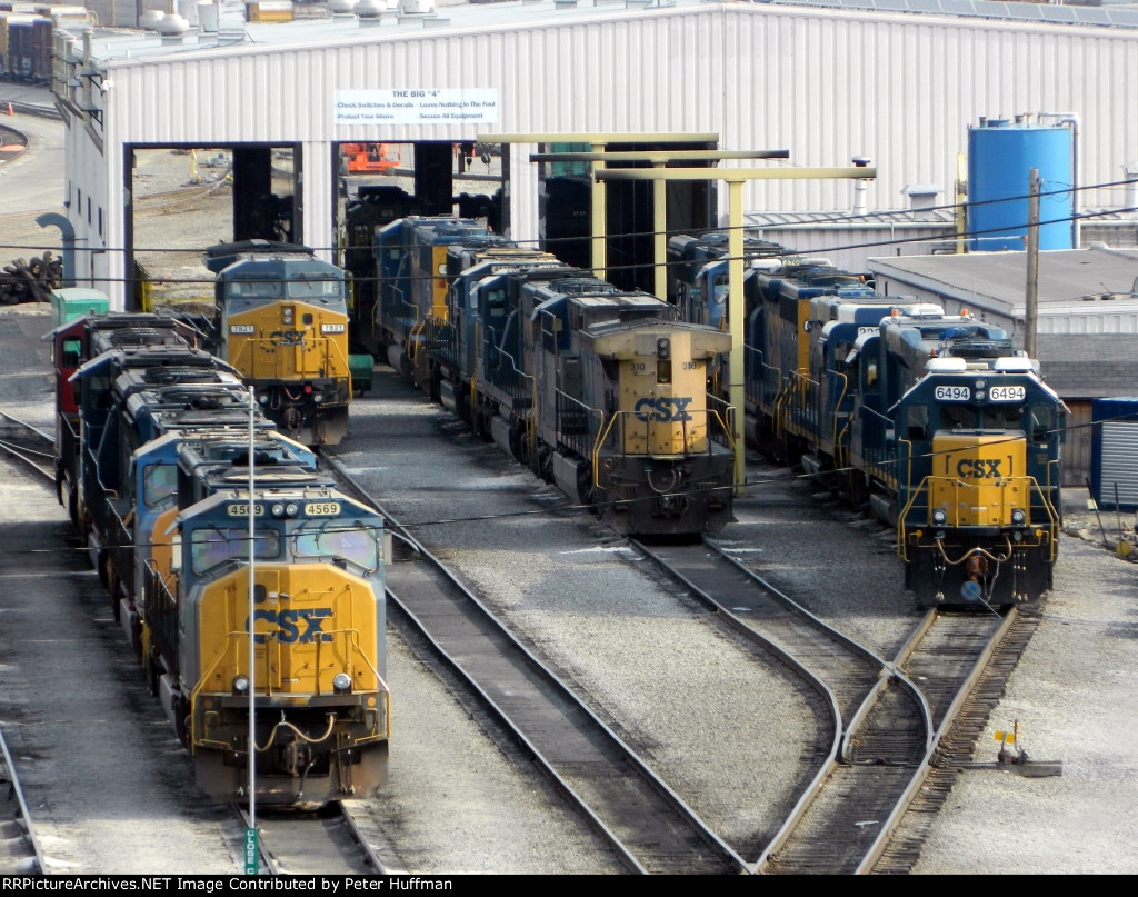 CSX Queensgate Locomotive Facility 6-8-18